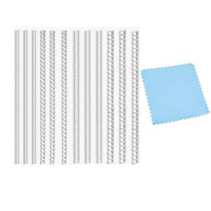 DAN S 12Pcs Set ฐานเกลียว ตัวปรับขนาดแหวน ชัดเจน ตัวปรับ ตัวยึดแหวนป้องกัน ตัวแปลงขนาด ฤดูใบไม้ผลิ ลวดพันวงแหวน ตัวลดขนาดเครื่องประดับ