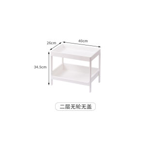 Trolley Cart 2-Tier/3-Tier/4-Tier Movable Shelf Drawer Trolley Cart With Wheels Storage Box Space Savers Trolley With Wheels 廚房手推車