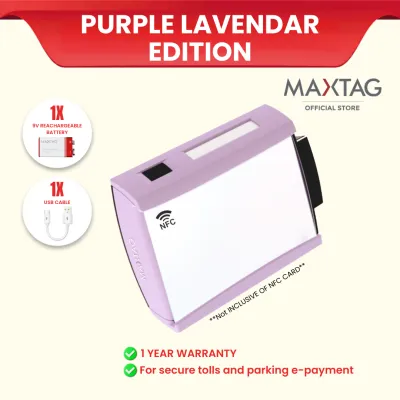 Purple Lavender Edition MaxTag Smart Tag Touch n Go Toll