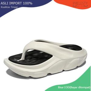 Prelesty Sandal Jepit Pria Casual Rumah Sandal Santai Sepatu Flip Keren Outdoor Karet Olahraga Empuk Ringan Nyaman Anti Slip Flipflop 396