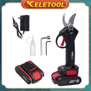 Electric Pruning Shears Cordless Garden Plant Scissor Pruner Ratchet Cutter Electric Pruning Shears with Extension Rod