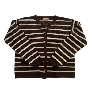 Vintage House Nami Cardigan (Cardigan Rajut Garis Kancing Korean Style)