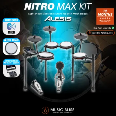 Alesis Nitro Max Mesh Electronic Drum Set