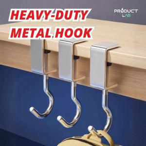 【Product Lab】SG Ready Stock Heavy Duty Metal Hook Hanger Table Cabinet Wardrobe School Office Home Use Solid Durable
