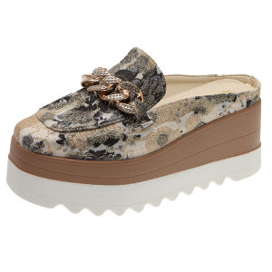 Giày Đế Xuồng Nữ In Họa Tiết Nhiều Màu Giày Cao Gót Thanh Lịch Giày Đế Xuồng Thường Ngày Thoải Mái 7Cm