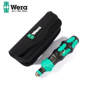 Wera Kraftform Kompakt 25 RA-R 05051515001 Ratcheting Screwdriver Set with Pouch | 6-Piece Telescopic Rapidaptor Bit Driver