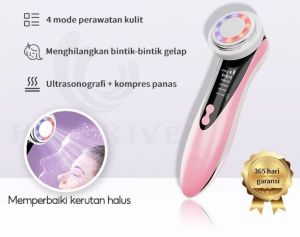 L2010 Alat Setrika Wajah Pemijat Perawatan Kulit Anti Anging Facial Massage 4 IN 1