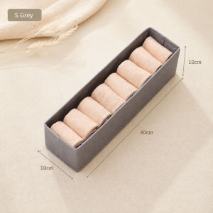 [SG Stock]Foldable Clothes Organizer /Stackable Wardrobe Storage Organizer for Underwear SocksClothes Wardrobe Basket