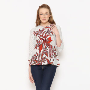 Hadinata Batik Wanita Blouse Furing Victoria Vincent