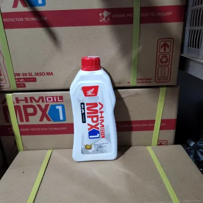 Oli MPX1 MPX 1 1LITER 1L AHM Oil Mesin PERDUS 1 DUS X 24 BOTOL