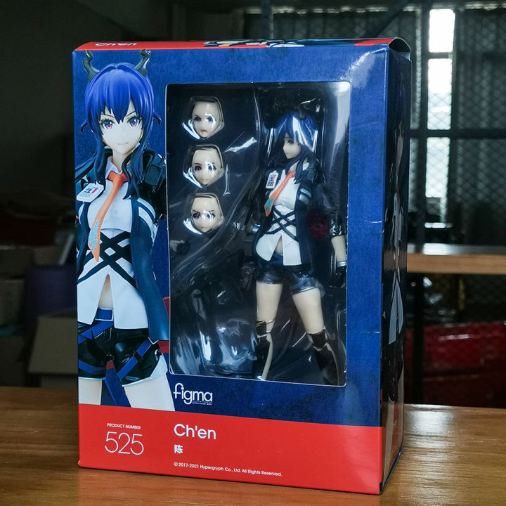 figma 525 Arknights Chen Action Figure Collectible Model Toy