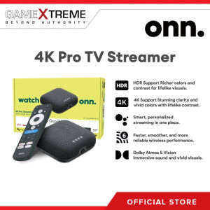 Onn  4K Pro Streaming Device with  TV Hands-Free Voice Control & Dolby Atmos/DolbyVisio