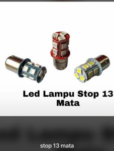 Lampu Stop Rem Belakang Projie Rainbow Spiral Bulat Kotak Universal Nmax Aerox Vario Beat Scoopy Vixion Pcx Satria Dll