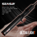 SEASIR Black Arrow Fishing Rod 1.5M-1.8M/4.92FT-5.90FT 76G Lure Weight 0.8-10g UL Carbon Fiber FUJI O Guide Rings BFS Two Sections Sound Knob Light Micro Fish Pole. 
