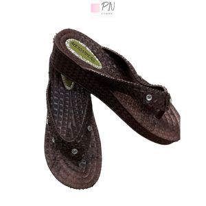 Dép nữ nhựa dẻo Đế cao 3 cm  dập vân nổi  độ bám tốt chống trơn trượt