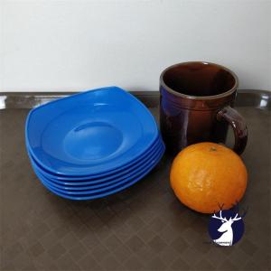 6 Pcs Set Saucer Plastic Plate/Platito/Colored Saucer Plate/Party Saucer/ Mini Plate/Saucer Snacks/Saucer Pickle/Cake Tray Colorful Lightweight Small Serving Set