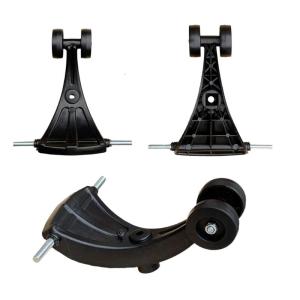 Set of 3 Swing Car Front Wheel Repair Replacement Triangle Bracket For Children Outdoor Play Vehicle Easy Installation