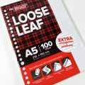 (A5) Kertas Isi Binder / Loose Leaf A5 100 & 50 Lembar. 