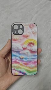 สำหรับ Xiaomi Redmi 10C เคสศัพท์กันตก ลายสายรุ้งคลาวด์ บุคลิกภาพทันสมัย