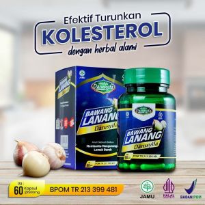 Darusyifa Kapsul Bawang Lanang 60 Kapsul Membantu Menurunkan Kolesterol