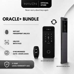 🔥FREE INSTALLATION | Haven Oracle+ Sync Digital Lock Bundle | Facial Recognition | Free Installation & 3 YR Warranty
