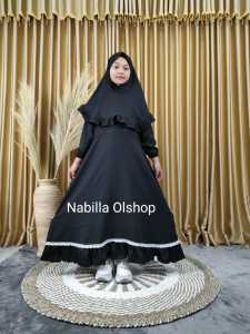 Gamis Anak Perempuan Terbaru Set Jilbab