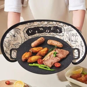 Sarung Tangan Gelombang Mikro Oven Mitts Thickened Heat Resistance Microwave Gloves Practical Portable Anti-scald Baking Accessories
