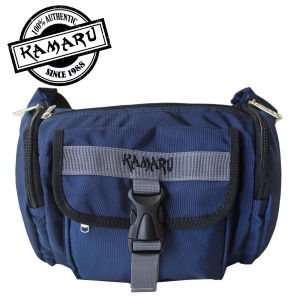 KAMARU Troney VIII Crossbody & Shoulder Bag - Wide Opening Front Pocket Zippered Pockets Adventure Ready Available in Black Red Navy Blue Dark Blue Gray Camo Gray.