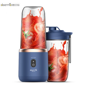 Original Deerma NU06 Portable USB Rechargeable Wireless Mini Blender Juicer with Extra Bottle Cup 400ml