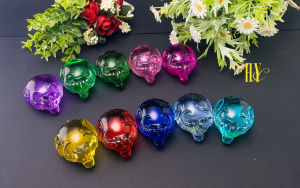 H&Y Coloured Glaze Fortune Ox Decorating Gift 招财七彩琉璃牛 摆件 礼品