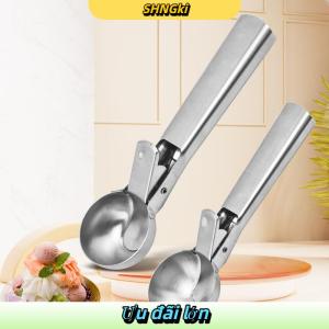 SHNGki Ice Cream Scoops thép không gỉ Ice Cream Digger không dính trái cây Ice ball maker dưa hấu Ice Cream Spoon công cụ