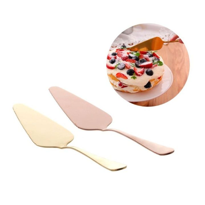 FLOW TOP Gold/Rose Gold Butter Cutters Stainless Steel Cheese Server