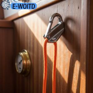 E-WOITD 316 Stainless Steel Spring Snap Hook Easy Clip On Design for Marine Boat Fender Docking Hardware Use