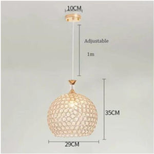 LED Gaya Nordik Ruang Tamu Lampu Gantung Minimalis Kristal Lampu Gantung Ruang Tamu Modern Dekorasi
