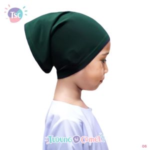 Tudung Unit Uniform Kadet Remaja Sekolah KRS Warna Hijau Tudung Awning Scuba dan Tudung Dua Lapis Original Tudung Si Comel TSC
