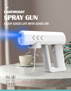 Rechargable Sanitizer Spray Disinfection Machine Nano Atomizer Blue Ray Disinfectant Spray Gun