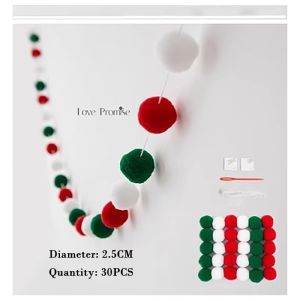 Kitchara💗 Christmas Glowing Ball Luminous Paper Lantern Christmas Dress Up Prop Santa Claus Christmas Lantern Decorations