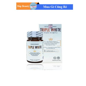 Viên Uống Chống Nắng Trắng Da Triple White Mẫu Mới