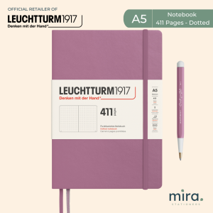 Leuchtturm1917 - 411 Pages Dotted Notebook A5 Hardcover Leuchtturm