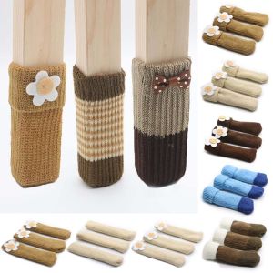 MNTT 4Pcs/Lot Cloth Moving Noise Reduction Furniture Leg Floor Protection Pads Table Leg Foot Cover Chair Foot Cover Floor Protector