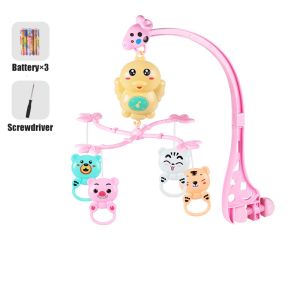 Baby Bed Bell Toy Coaxing Sleep Rotating Remote Control Rattle Set Infant To Appease Music Toy