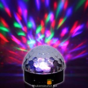 Cầu xoay ông sư có điều khiển nhạc  Đèn sân khấu đèn bar led trang trí tết tiệc có kết nối Bluetooth