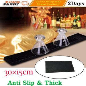Newly Non-slip Rubber Bar Mat Bar Runner Glass Drip Tray Beer Drink Rail Bars Service Mat Bar Rubber Mat