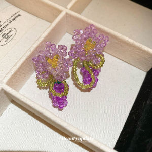 ต่างหูระย้า crystal