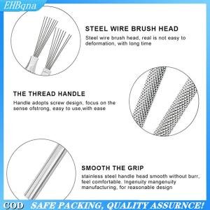 [COD] 7 Pin Feather Wire Texture Ceramics Tools Polymer Clay Sculpting Modeling Tool DIY Pottery Brush Pottery Tools Cake Accessories