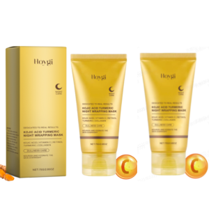 Turmeric Collagen Wrapping Peel-Off Mask Hydrating Brightening Night Care Mask Oil Control Reduces Dullness Firming Skin Care