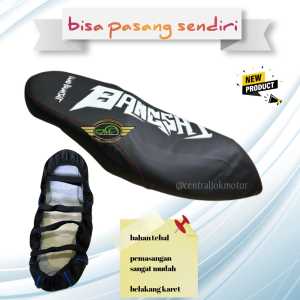 sarung jok motor/ kulit jok bahan tebal beat#vario#mio#sccopy#pcx#nmax