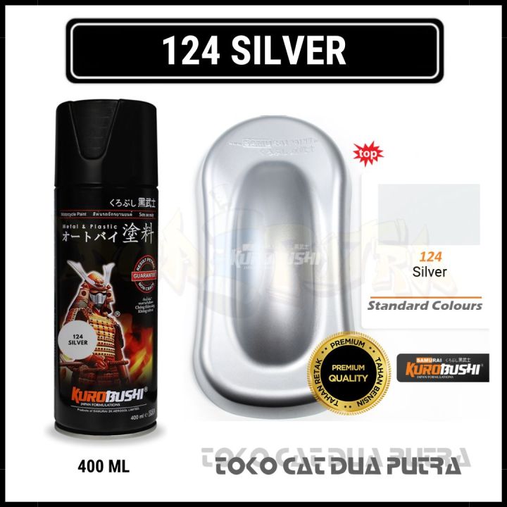 Cat Semprot Samurai Paint 124 Silver