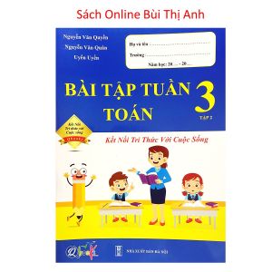 Sách - Bài tập tuần toán lớp 3 tập 2 (Kết nối)