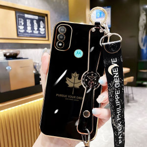 YBD เคสมือจับมีสายคล้องมือสำหรับ OPPOเคสโทรศัพท์สำหรับ OPPO A53 2020 A33 2021เคสเคลือบกล้องแม่นยำเคสป้องกันลายใบไม้เมเปิ้ล